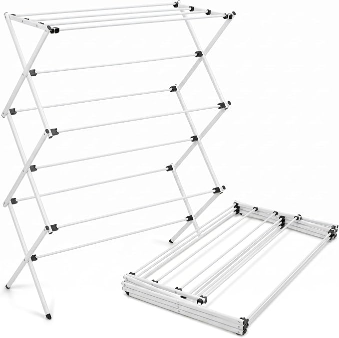 Honey-Can-Do Oversized Clothes Drying Rack, Extra-Wide 35", 50 lb, jeans & by Honey-Can-Do