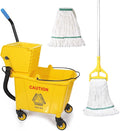 35Qt Commercial Mop Bucket by OFOCHANGEYOURLIFE