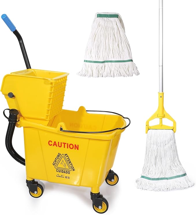 35Qt Commercial Mop Bucket by OFOCHANGEYOURLIFE