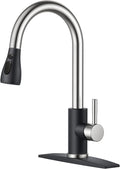 FORIOUS Kitchen Faucets, Pull Down Sprayer, Stainless Steel, Single Handle by FORIOUS