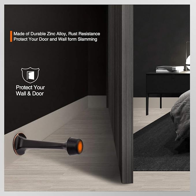 16 Pack Solid Rigid Door Stops - Image 5