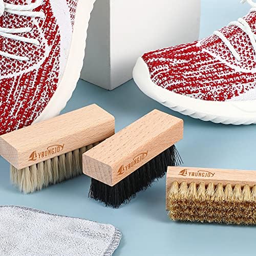 YoungJoy 3 Pieces Dual Sided Sneaker Shoe Cleaner Brush Set Shoes Clean Brush - Image 6