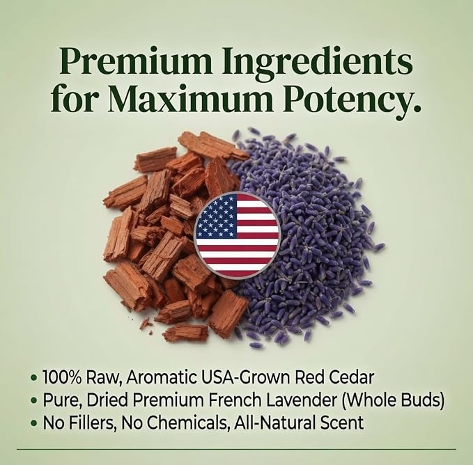 Professor Killamoth Cedar Chips and Lavender Sachets - Image 6