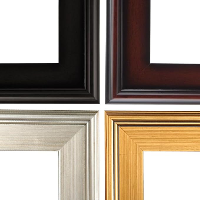 Creative Mark Plein Air Style Frame, Black, 20x24-2.75" Wide Moulding with 1/2" Rabbet Depth, Open Back W/O Glazing, Museum Quality, For Art Panels, Stretched Canvas, Pictures & More