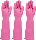 Rubber dishwashing gloves 3 or 6 Pairs by IUCGE