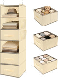 Hanging Closet Organizer 6-Shelf by KUKIKAN