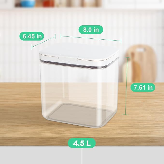 4.75 Qt Rice Flour Container Dog Food Storage Holder - Image 6