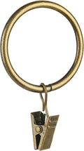 30 PCS Antique Brass Clips Curtain Hooks by Unknown