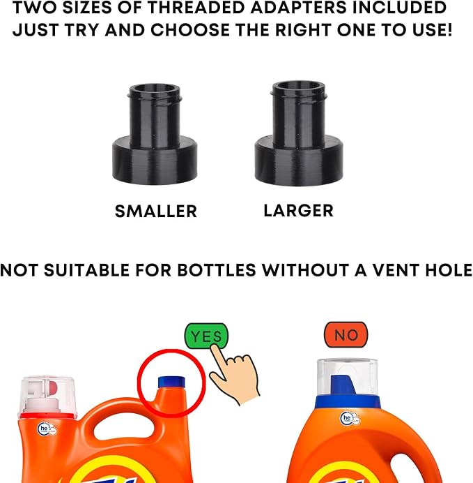 Vent Hole Pump for Liquid Laundry Detergent Bottle Dispenser Pump - Image 6