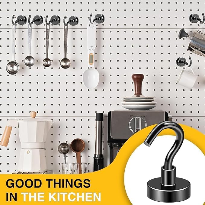 DIYMAG Magnetic Hooks, 50lbs Heavy Duty Magnets - Image 6