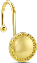 Shower Curtain Hooks, Rust-Resistant Decorative Rings, Smooth Glide, Circular by Unknown