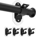No Drill Curtain Rod Brackets， No Drill Needed Curtain Rod Holders, Adhesive by Unknown