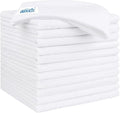 HOMEXCEL White Microfiber Cleaning Cloth 12 Pack, 12.5 x 12.5 inch Microfiber by HOMEXCEL