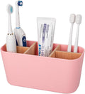 Toothbrush Holders Electric Tooth Brush and Toothpaste Organizer, 5 Slots by Heagoale