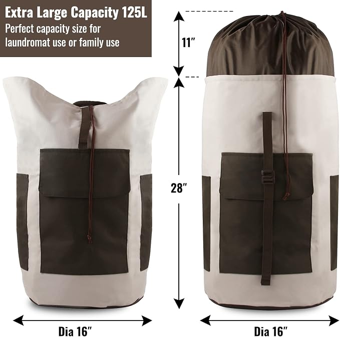Laundry Backpack Bag 125L Extra Large, Heavy Duty - Image 2