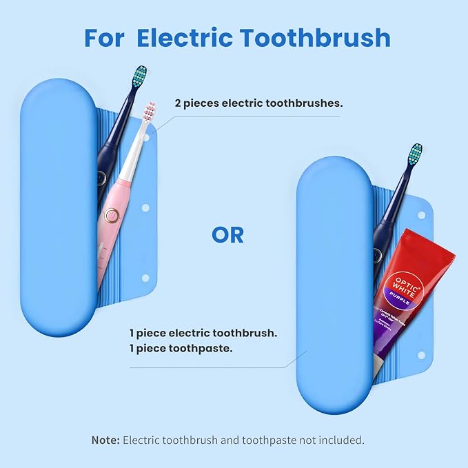 Silicone Electric Toothbrush Travel Case, Manual Toothbrush Travel Cover - Image 2