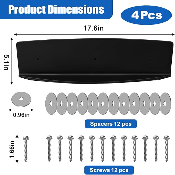 Dock Fender Bumpers, Boat Dock Bumpers Straight-Edge Marine Fenders Side Guard
