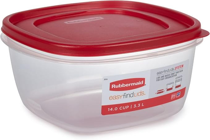 Rubbermaid Easy Find Lids Food Storage Container, 14 Cup - Image 2