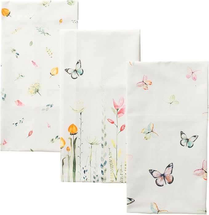 Maison d' Hermine Kitchen Towels Set of 3 Reusable 100% Cotton 27.50" x 20" by MaisondHermine