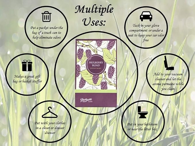 Mulberry Road Scented Sachets Pack of 6, Spring and Summer - Image 3