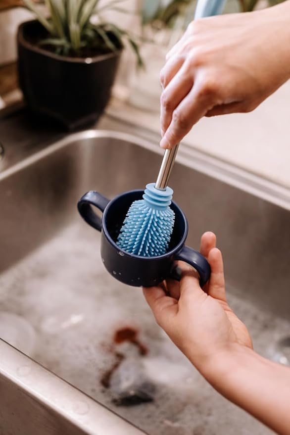 Haakaa Food-Grade Silicone Double-Ended Cleaning Brush | Household Cleaning - Image 9