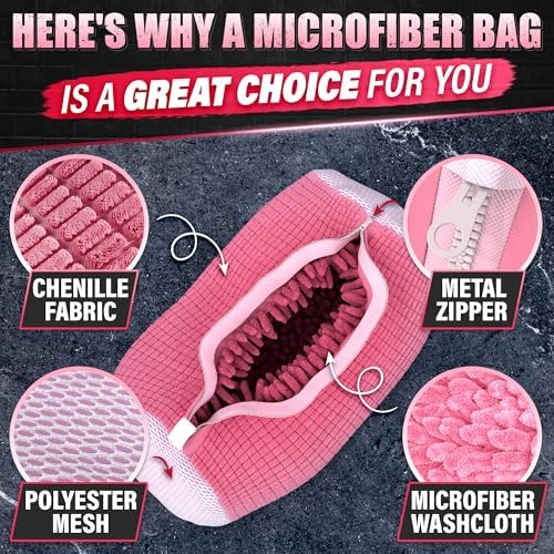 2 Pcs Reusable Shoe Washing Machine Bag, XXL - Image 3