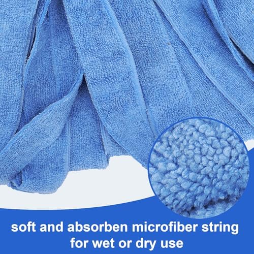 Microfiber Mop Cloth Heads Replacements: One Mop Handle - Image 5