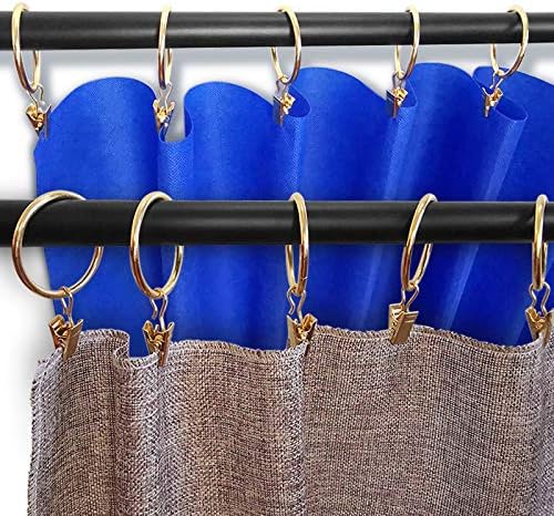 LLPJS 60 Pack Metal Curtain Rings - Image 5