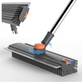 Pool Scrub Brush with 52" Pole, 3 in 1 Pool Cleaning Brush with Squeegee by Unknown