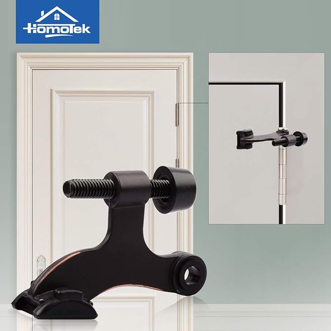 HOMOTEK 20 Pack Hinge Pin Door Stopper, Hinge Stops - Image 6