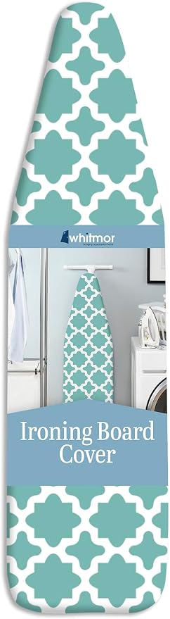 Whitmor Deluxe Ironing Board Cover & Pad, 100% Cotton Iron Board Replacement by Whitmor