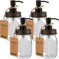 Amolliar Mason Jar Liquid Soap Dispenser, Lotion Dispenser | Rustproof by Amolliar