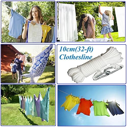 Clothesline Clothes Drying Rope Portable Travel Clothesline Adjustable - Image 4