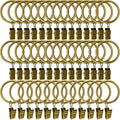 LLPJS 40 Pack Metal Curtain Rings by LLPJSCurtainRingsClipHooks