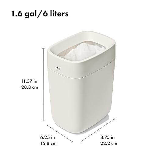 OXO Good Grips Trash Can, Bathroom Trash Can - Image 6