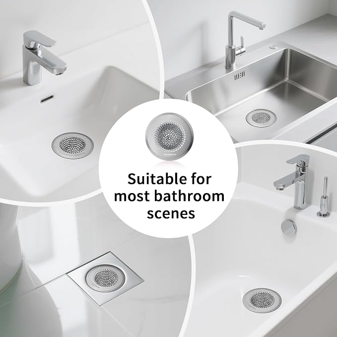 TRAPMATE Hair Catcher Shower Drain, Prevent Clogging Bathtub Drain Hair Catcher - Image 5