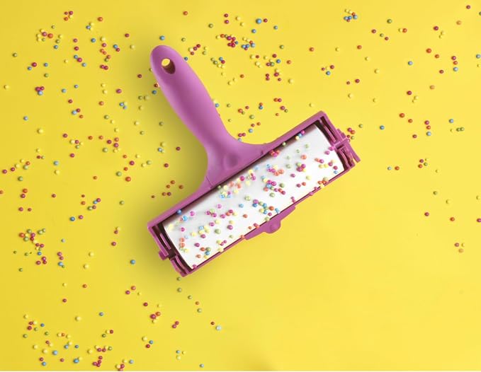 Large Lint Roller 6.3" with Extra Refill -120 Sticky Sheets, Protective Cover - Image 6