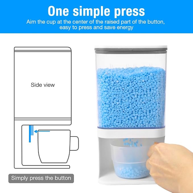 Conworld Laundry Beads Dispenser, Wall-Mounted Laundry Detergent Dispenser - Image 3