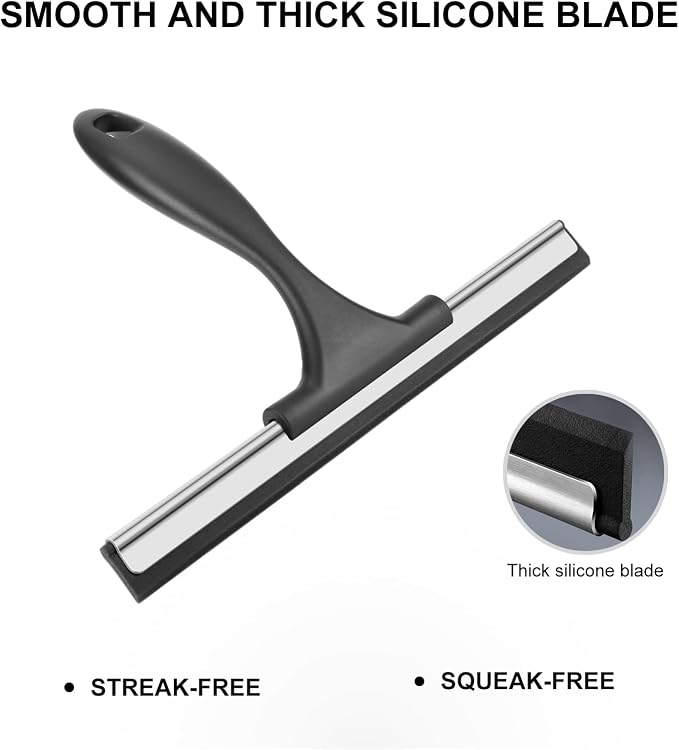 SetSail Squeegee for Shower Glass Door, 10 Inches, All-Purpose Window Squeegee - Image 4
