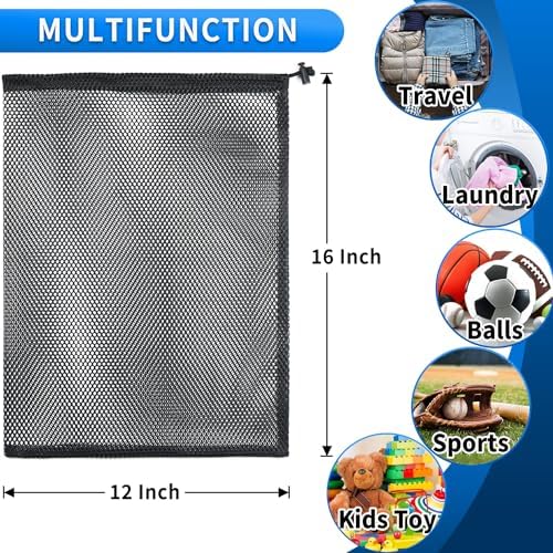 10 Pcs Mesh Drawstring Bag 12" x 16" - Image 5