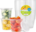 TashiBox 24 oz-30 Sets Plastic Deli Disposable Food Storage Containers by TashiBox