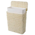 Coeusy 3 Gallon Paper Rope Bathroom Trash Can, Small Wicker Trash Cans by WEAVECOMFORTINTOEVERYCORNER