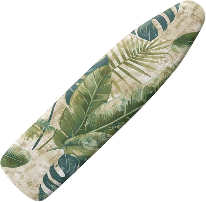 Tropical Palm Ironing Board Cover and Pad 15x54 Standard Size Ironing Board by Hinthetall