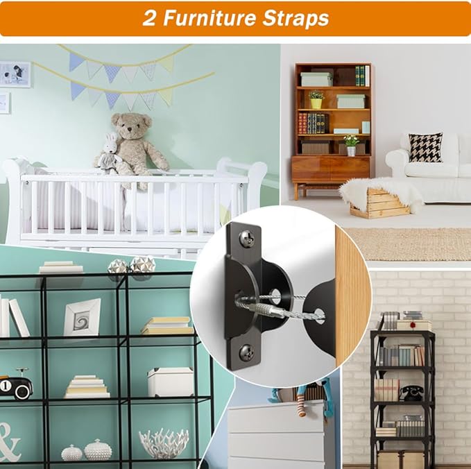 Baby Proof Kit, 58 Packs Baby Proofing Kit Essentials Child Proofing Appliance with Cabinet Locks, Corner Guards and Outlet Covers - All-in-one Super Value Child Proof Kit