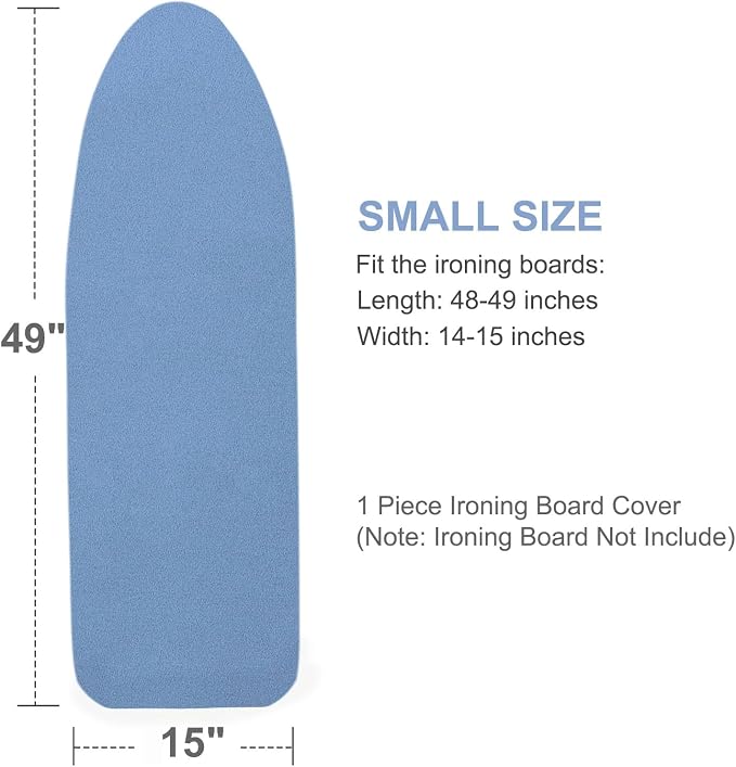 VividPaw Ironing Board Cover and Pad, Thick Padding, Elastic Edge, Silicone - Image 2