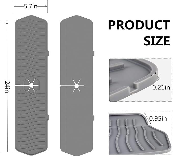 Large Size Kitchen Sink Splash Guard - Image 6