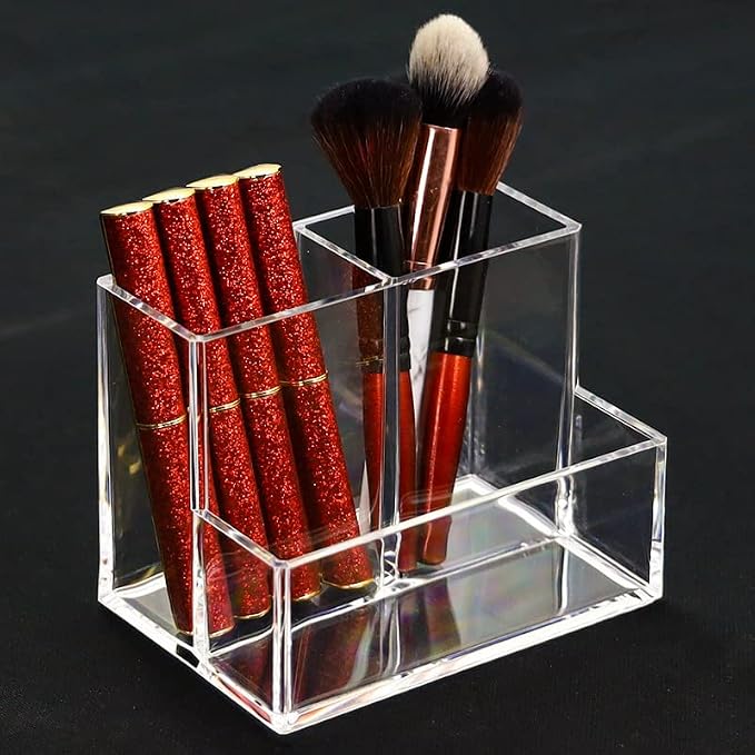 Acrylic Makeup Organizer Cosmetic Storage Makeup Display Case Makeup Brush - Image 4