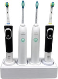 4 Slot Family Electric Toothbrush Charger Holder and Bathroom Organizer by Unknown