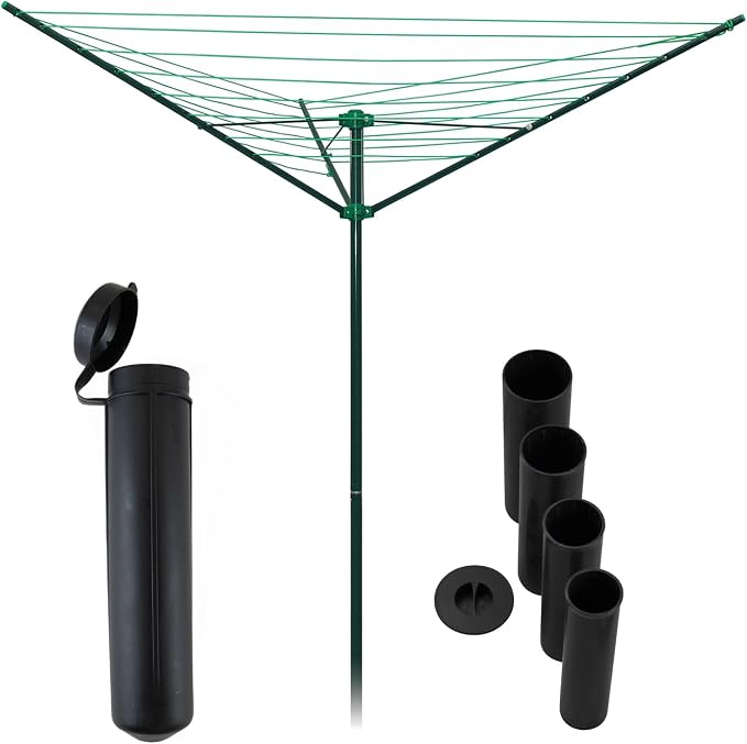 Strata 91 FT Outdoor Umbrella Clothesline by Ben-Mor