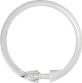 Kenney KN61218 Rust-Proof Smooth Plastic Shower Curtain Rings by Kenney